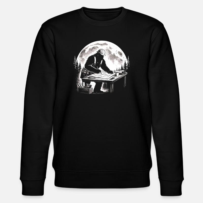 Bigfoot Architekt - Stanley/Stella Unisex Bio-Sweatshirt CHANGER - Schwarz