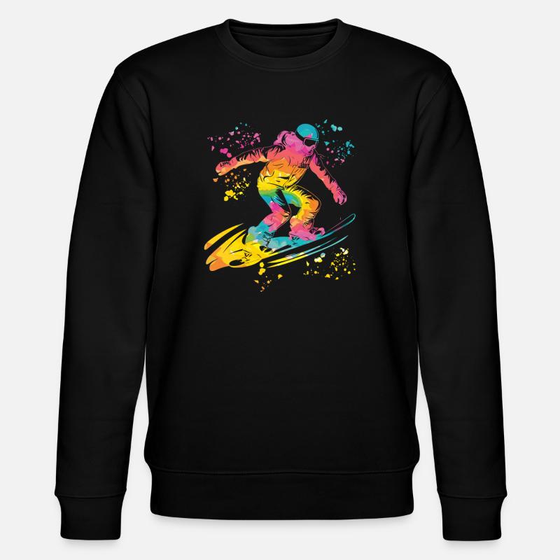 Snowboardeur Snowboard Snowboard - Sweat bio CHANGER Stanley/Stella Unisexe - noir