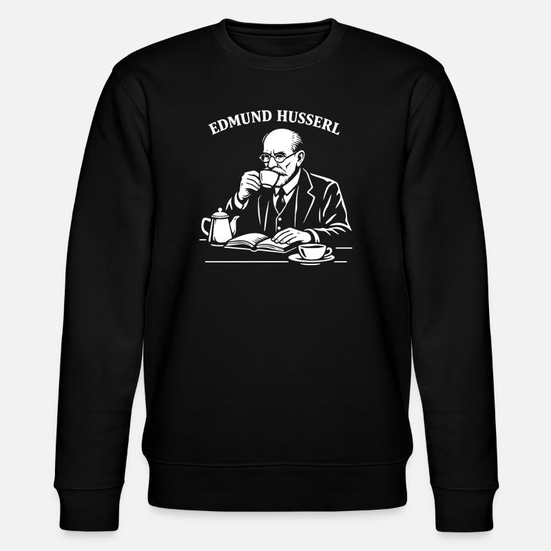 Husserl-Kaffeestudie - Stanley/Stella Unisex Bio-Sweatshirt CHANGER  - Schwarz