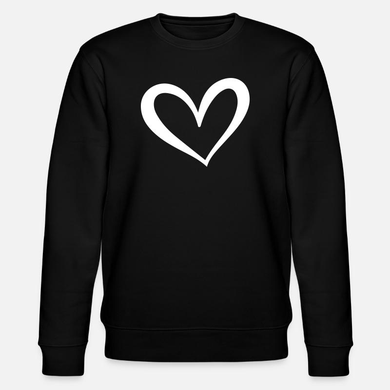 Illustration d’icône de cœur - Sweat bio CHANGER Stanley/Stella Unisexe - noir