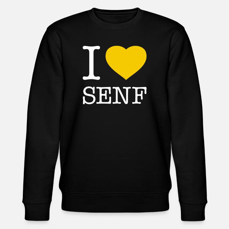 J’adore la moutarde - Sweat bio CHANGER Stanley/Stella Unisexe - noir