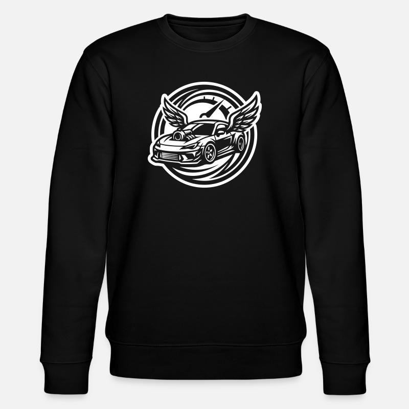 Auto Tuning Tacho - Stanley/Stella Unisex Bio-Sweatshirt CHANGER  - Schwarz
