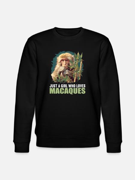 Makaken Makake - Stanley/Stella Unisex Bio-Sweatshirt CHANGER  - Schwarz