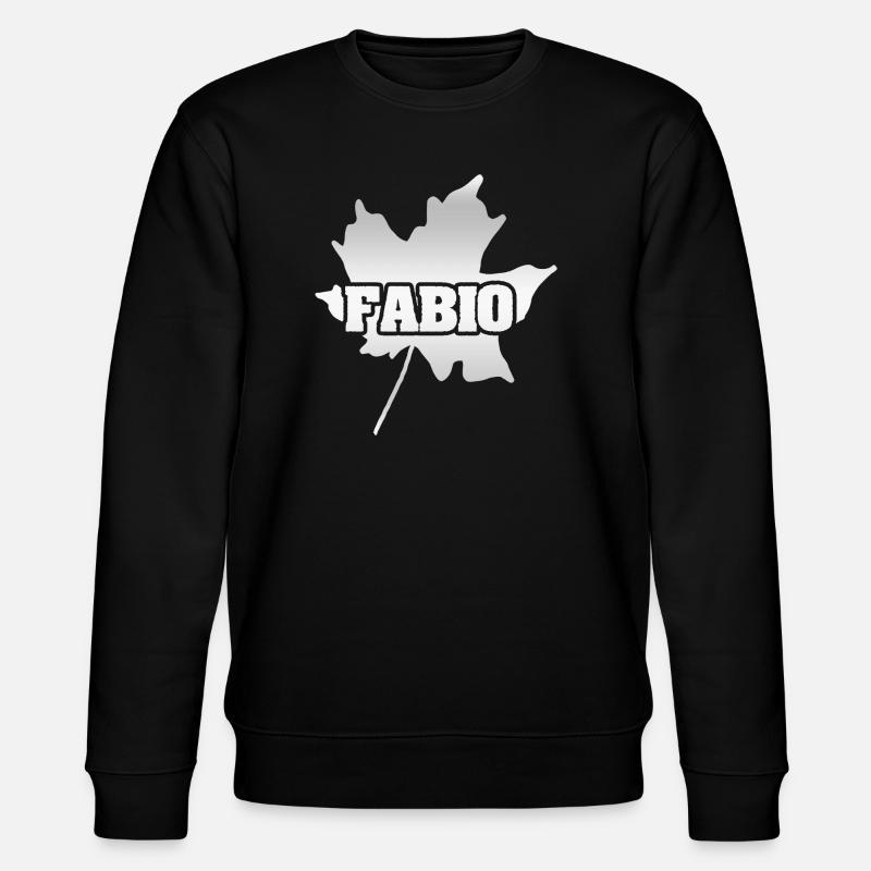Geschenk für Fabio - Stanley/Stella Unisex Bio-Sweatshirt CHANGER  - Schwarz