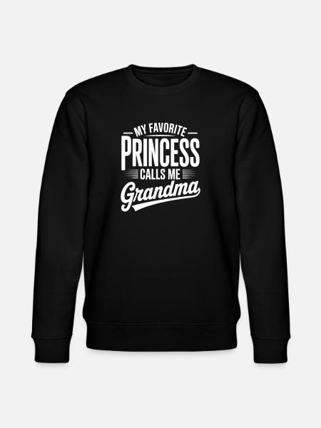 Ma princesse préférée appelle grand-mère - Sweat bio CHANGER Stanley/Stella Unisexe - noir