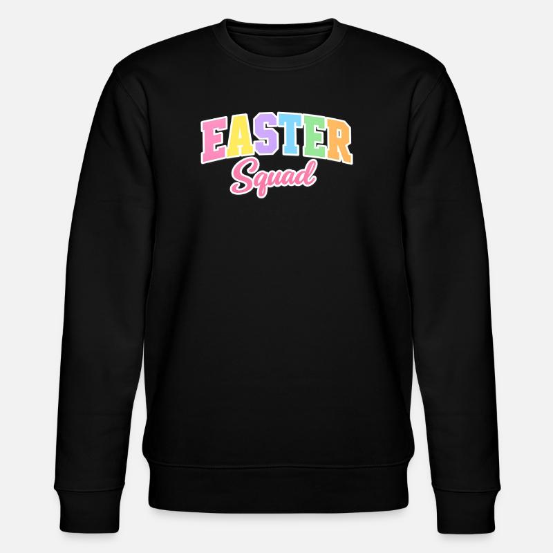 Easter Squad Ostern - Stanley/Stella Unisex Bio-Sweatshirt CHANGER  - Schwarz