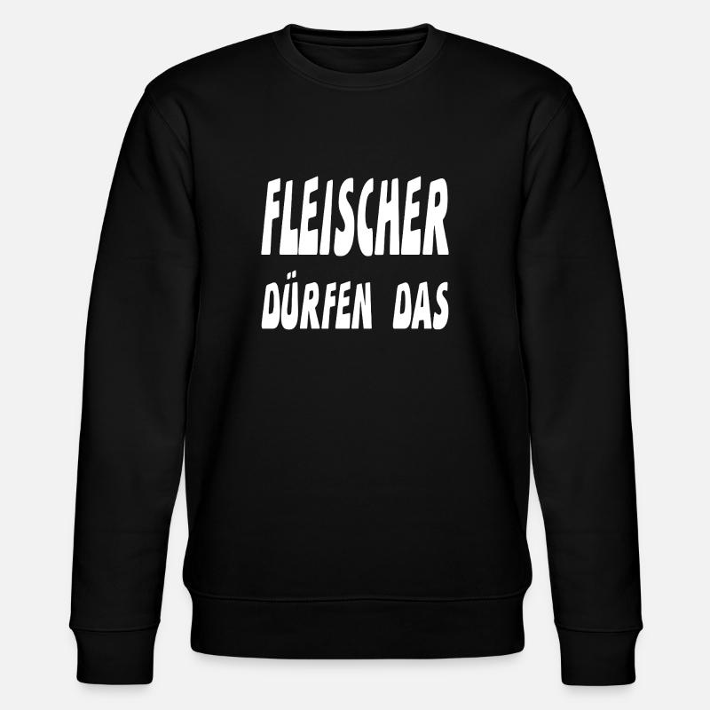 Fleischer - Stanley/Stella Unisex Bio-Sweatshirt CHANGER  - Schwarz