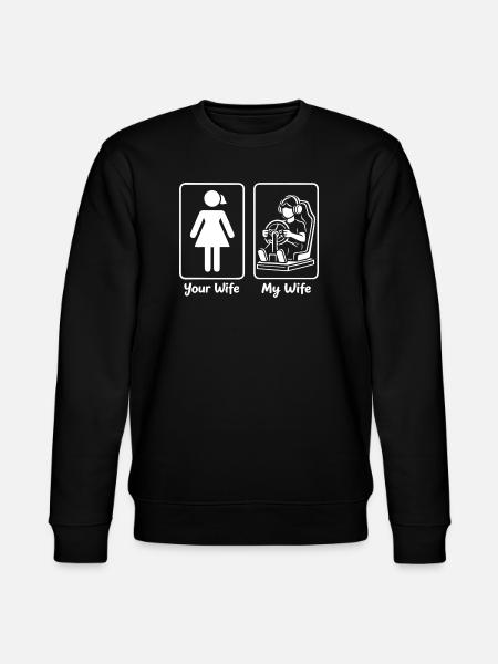 Ta femme Ma femme - Sweat bio CHANGER Stanley/Stella Unisexe - noir