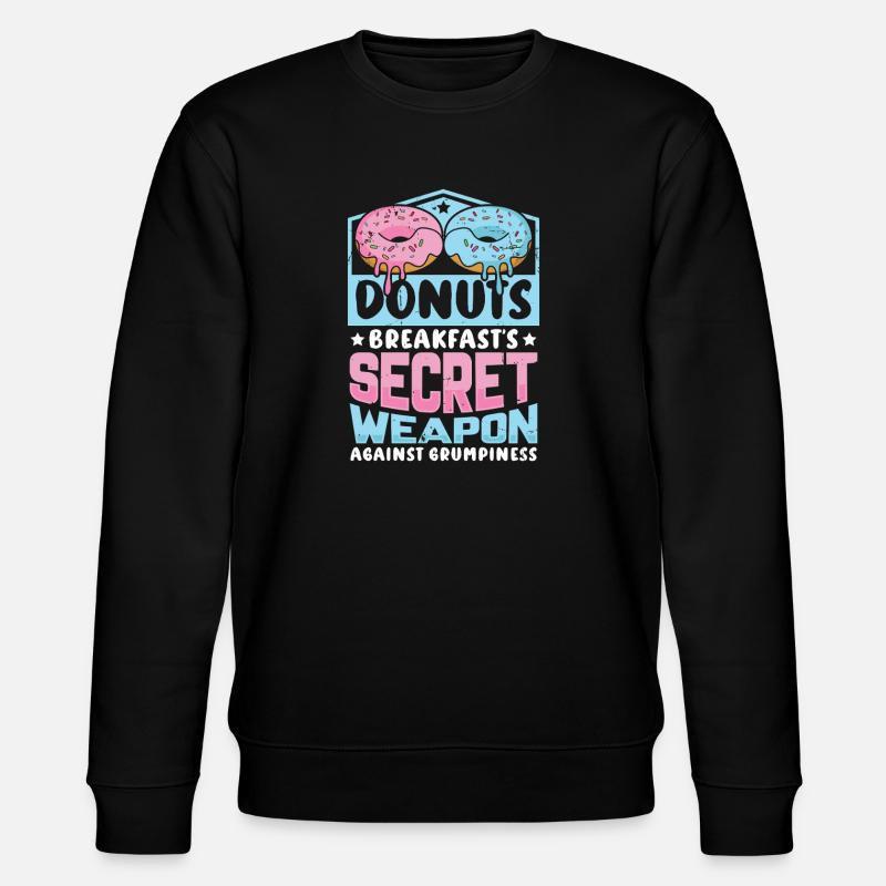 Restauration rapide en donuts - Sweat bio CHANGER Stanley/Stella Unisexe - noir