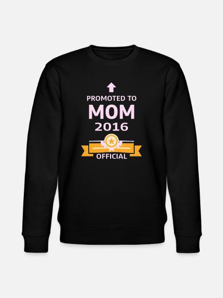 Beförderung zur Mutter 2016 - Stanley/Stella Unisex Bio-Sweatshirt CHANGER - Schwarz