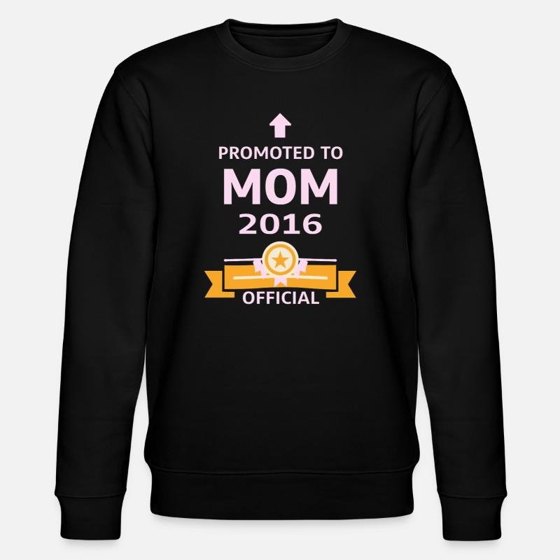 Promue Maman en 2016 - Sweat bio CHANGER Stanley/Stella Unisexe - noir