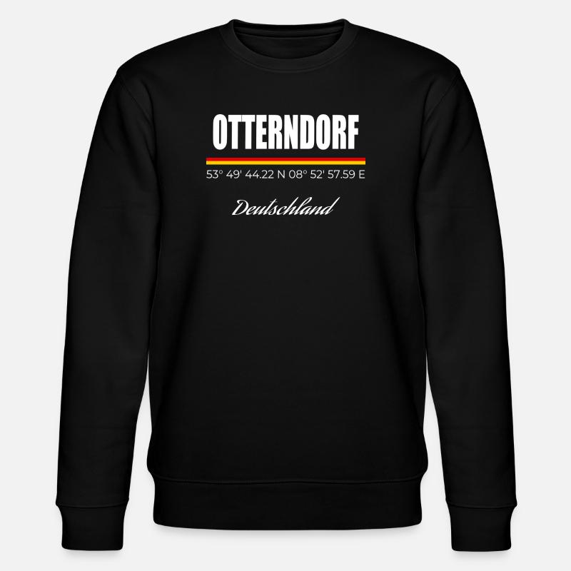 Otterndorf - Stanley/Stella Unisex Bio-Sweatshirt CHANGER  - Schwarz