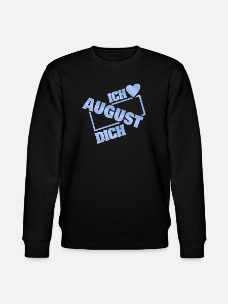 Liebe August - Stanley/Stella Unisex Bio-Sweatshirt CHANGER  - Schwarz