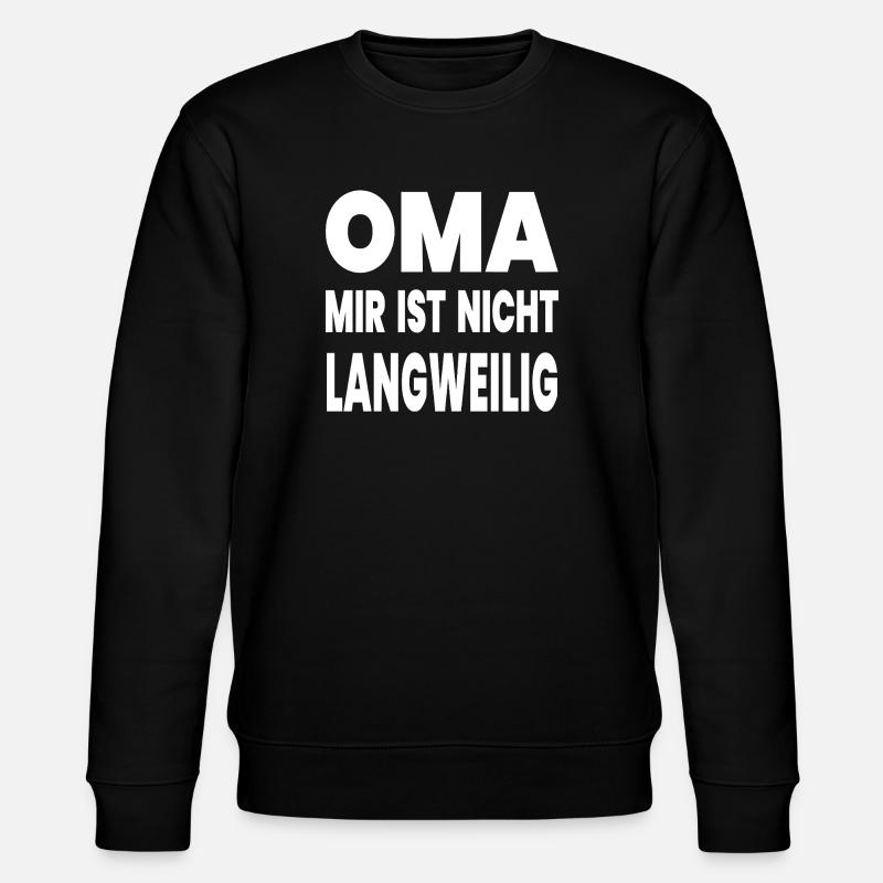 Oma - Stanley/Stella Unisex Bio-Sweatshirt CHANGER  - Schwarz