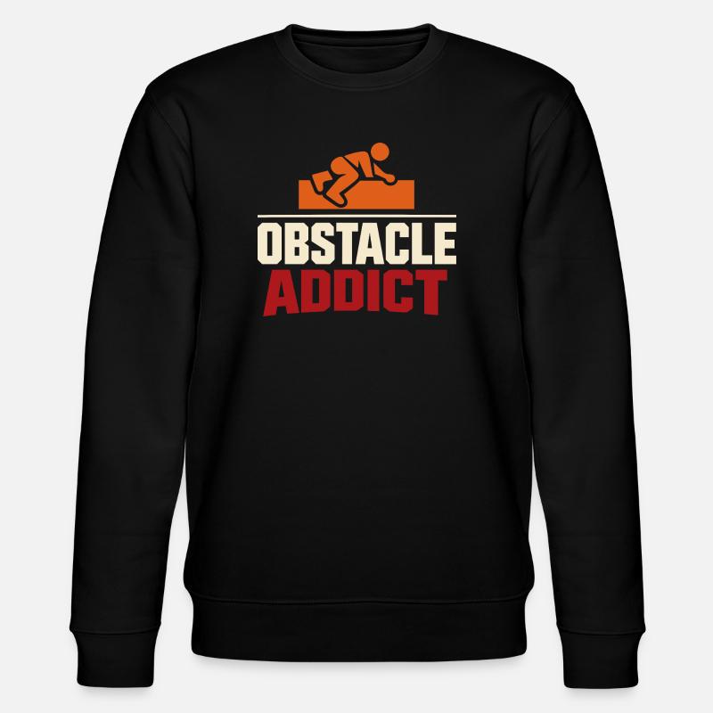Parcours d’obstacles Course d’obstacles OCR - Sweat bio CHANGER Stanley/Stella Unisexe - noir