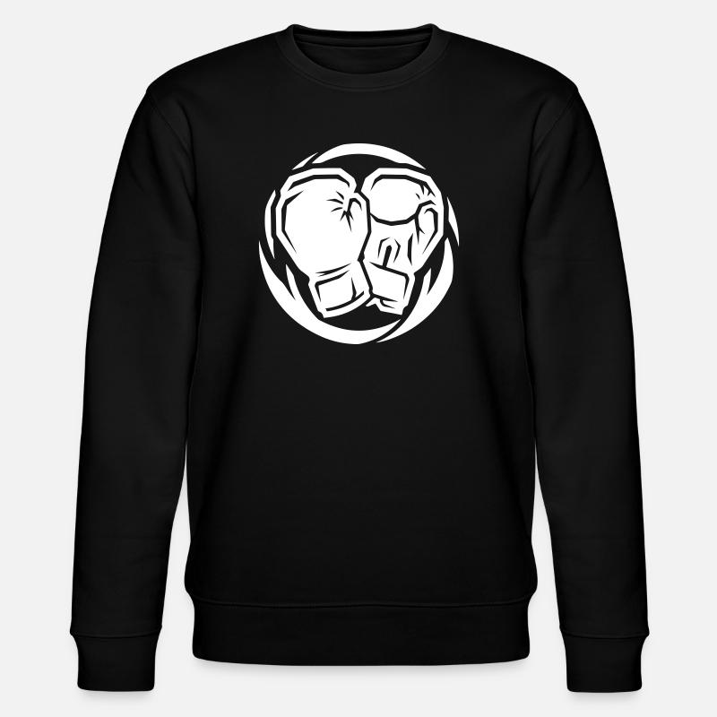 Boxhandschuhe Symbol - Stanley/Stella Unisex Bio-Sweatshirt CHANGER  - Schwarz