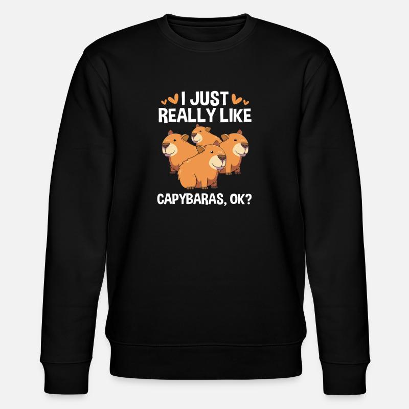 Capibara Capybara - Sweat bio CHANGER Stanley/Stella Unisexe - noir