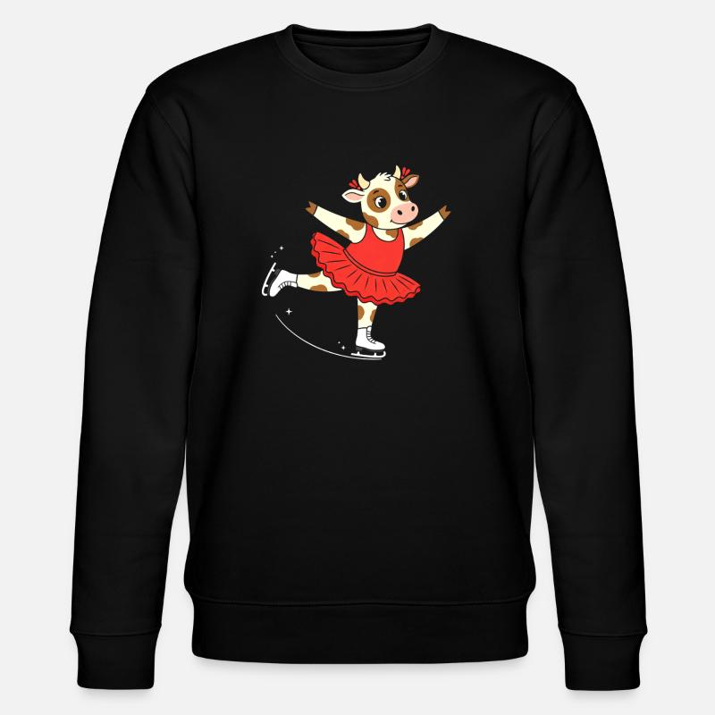 Vache en robe de ballet - Sweat bio CHANGER Stanley/Stella Unisexe - noir