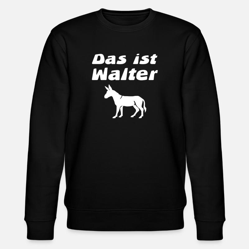 Esel - Stanley/Stella Unisex Bio-Sweatshirt CHANGER  - Schwarz
