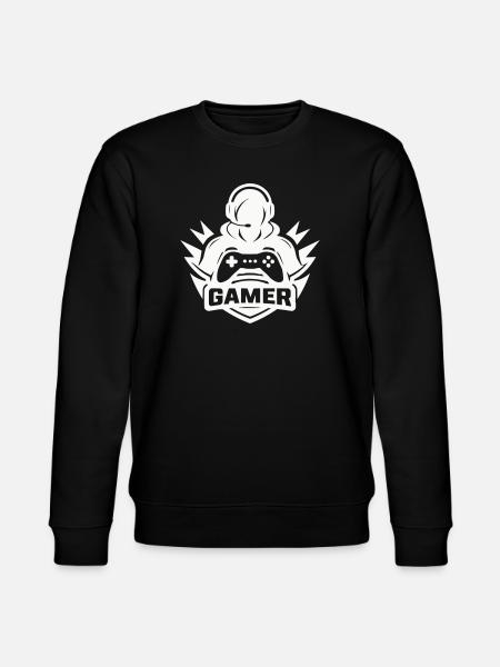 gamer_logo - Sweat bio CHANGER Stanley/Stella Unisexe - noir