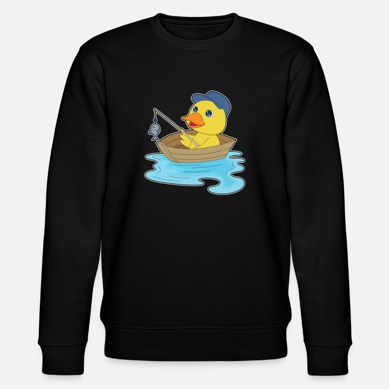 Pêche au poisson canard pêcheur - Sweat bio CHANGER Stanley/Stella Unisexe - noir
