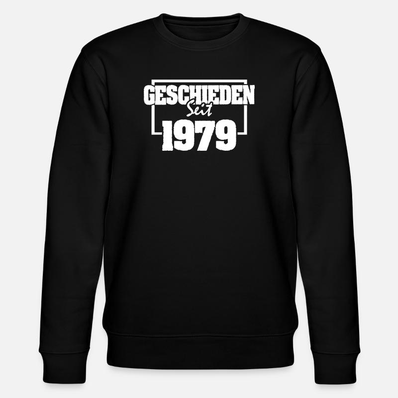 Sprueche 1979 - Stanley/Stella Unisex Bio-Sweatshirt CHANGER  - Schwarz