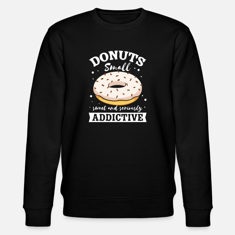 Donut Fastfood - Stanley/Stella Unisex Bio-Sweatshirt CHANGER  - Schwarz