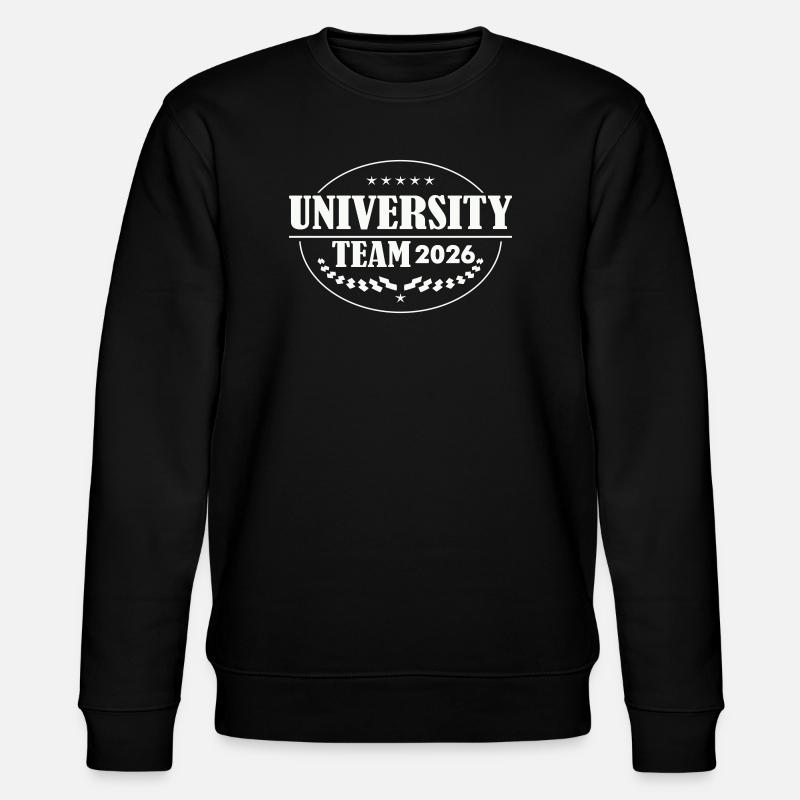 Universität Team 2026 Emblem - Stanley/Stella Unisex Bio-Sweatshirt CHANGER  - Schwarz