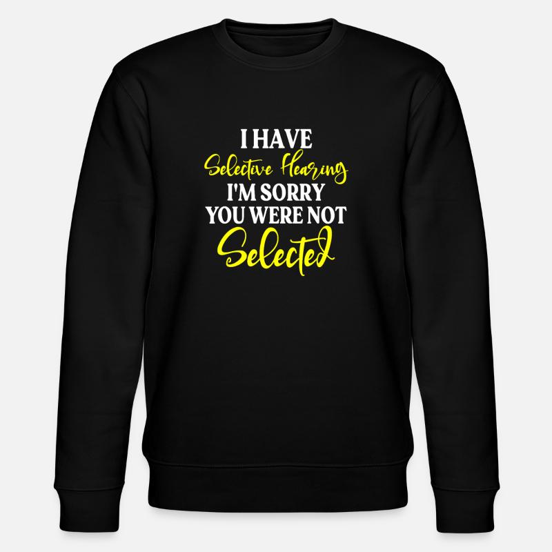 Audition sélective non sélectionnée - Sweat bio CHANGER Stanley/Stella Unisexe - noir