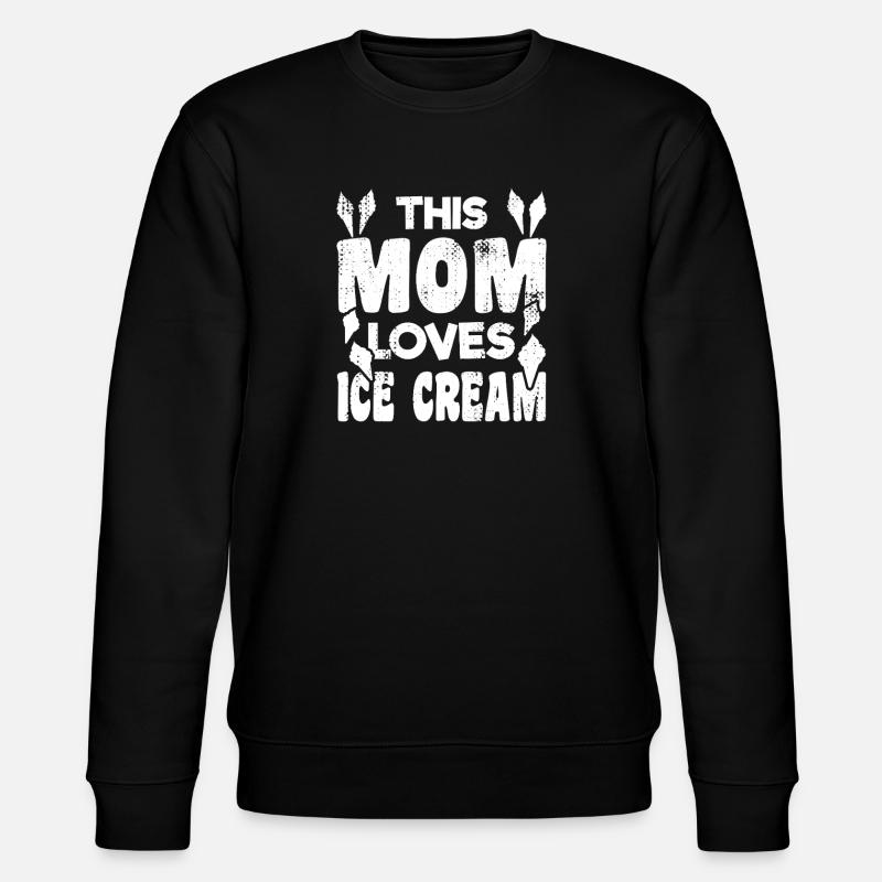 Eiscreme Mutter - Stanley/Stella CHANGER Unisex Organic Sweatshirt - black