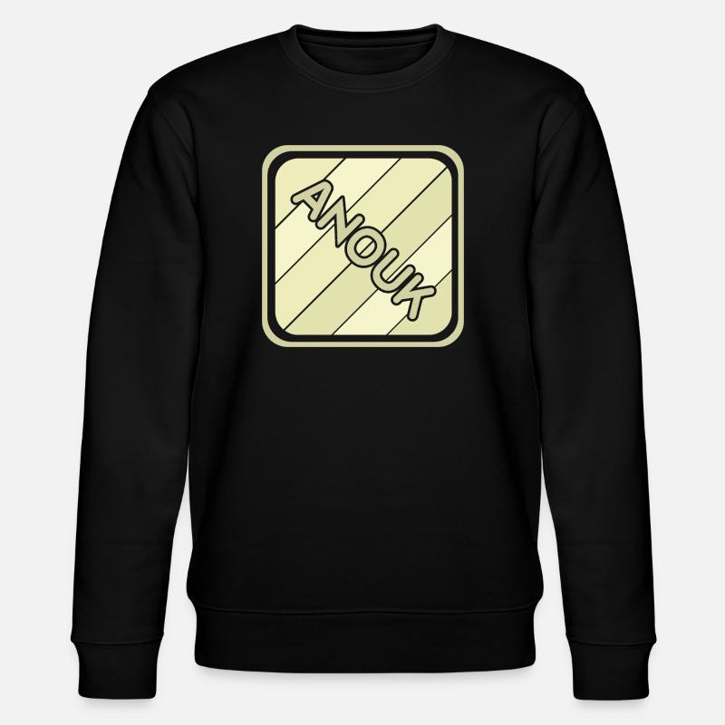 Anouk - Stanley/Stella Unisex Bio-Sweatshirt CHANGER  - Schwarz