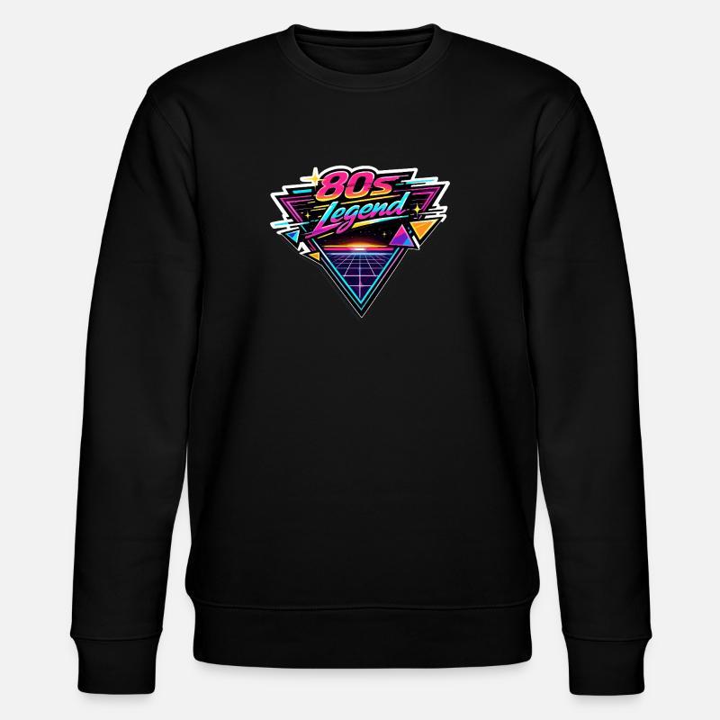 Légende des années 80 Neon Retro - Sweat bio CHANGER Stanley/Stella Unisexe - noir