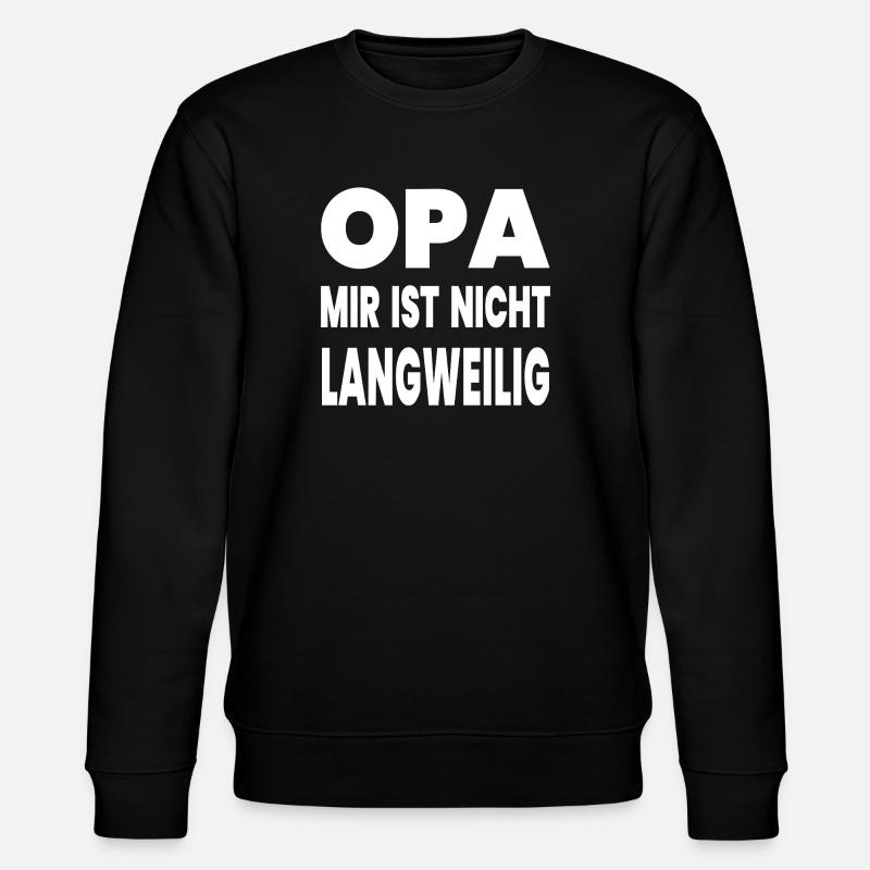 Opa - Stanley/Stella Unisex Bio-Sweatshirt CHANGER  - Schwarz