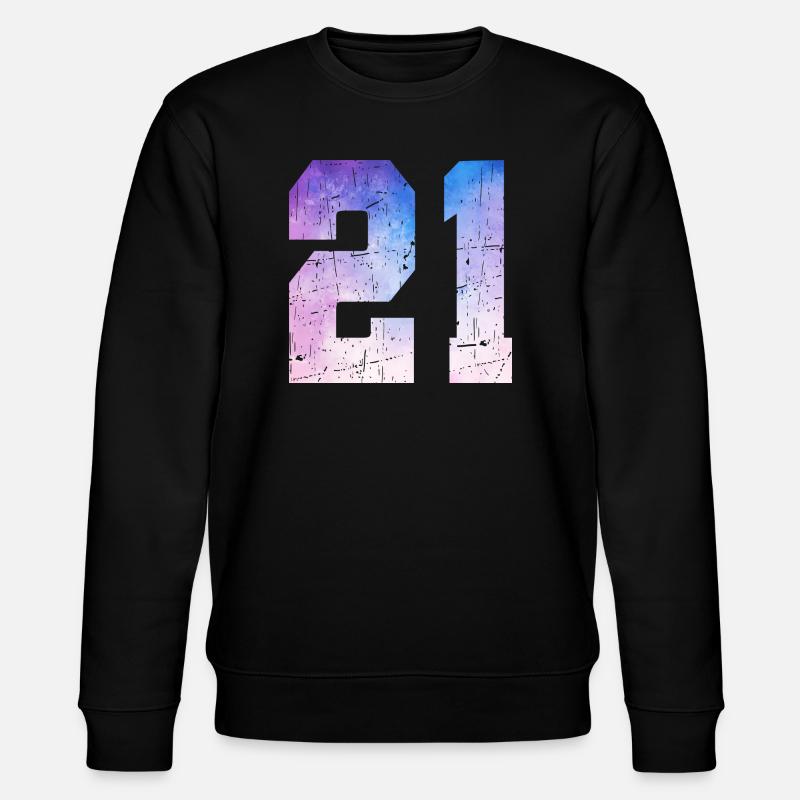 Issue 21 – 21st Anniversary Gift - Stanley/Stella CHANGER Unisex Organic Sweatshirt - black