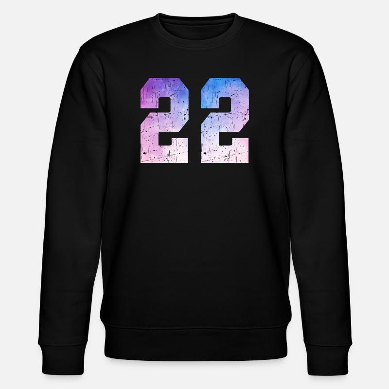 Ausgabe 22 – 22. Jubiläumsgeschenk - Stanley/Stella Unisex Bio-Sweatshirt CHANGER  - Schwarz