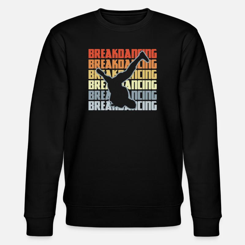 Vintage Breakdance - Sweat bio CHANGER Stanley/Stella Unisexe - noir