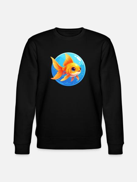Poisson rouge - Sweat bio CHANGER Stanley/Stella Unisexe - noir