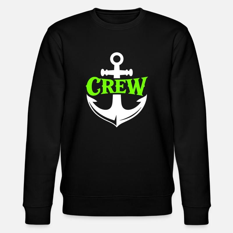 Neonanker Crew Motiv - Stanley/Stella Unisex Bio-Sweatshirt CHANGER  - Schwarz