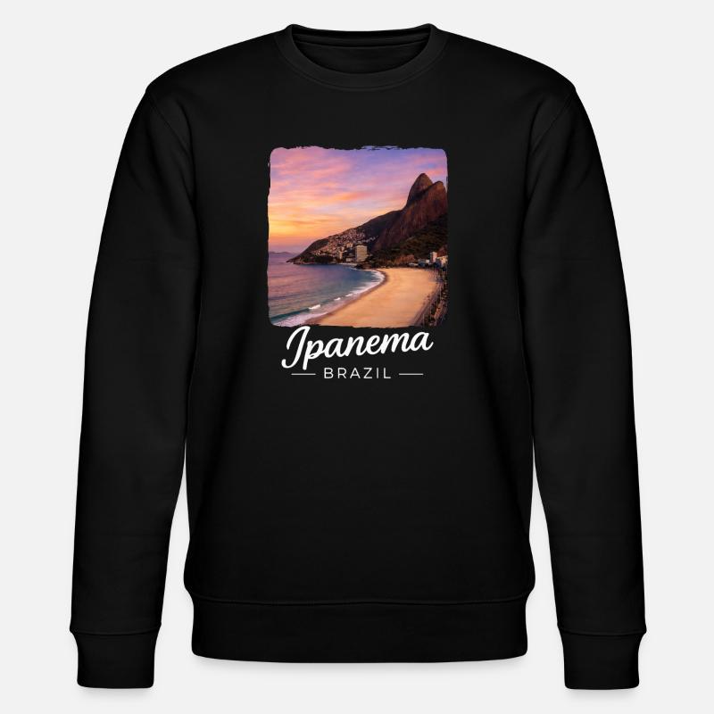 Ipanema, Brésil - Sweat bio CHANGER Stanley/Stella Unisexe - noir