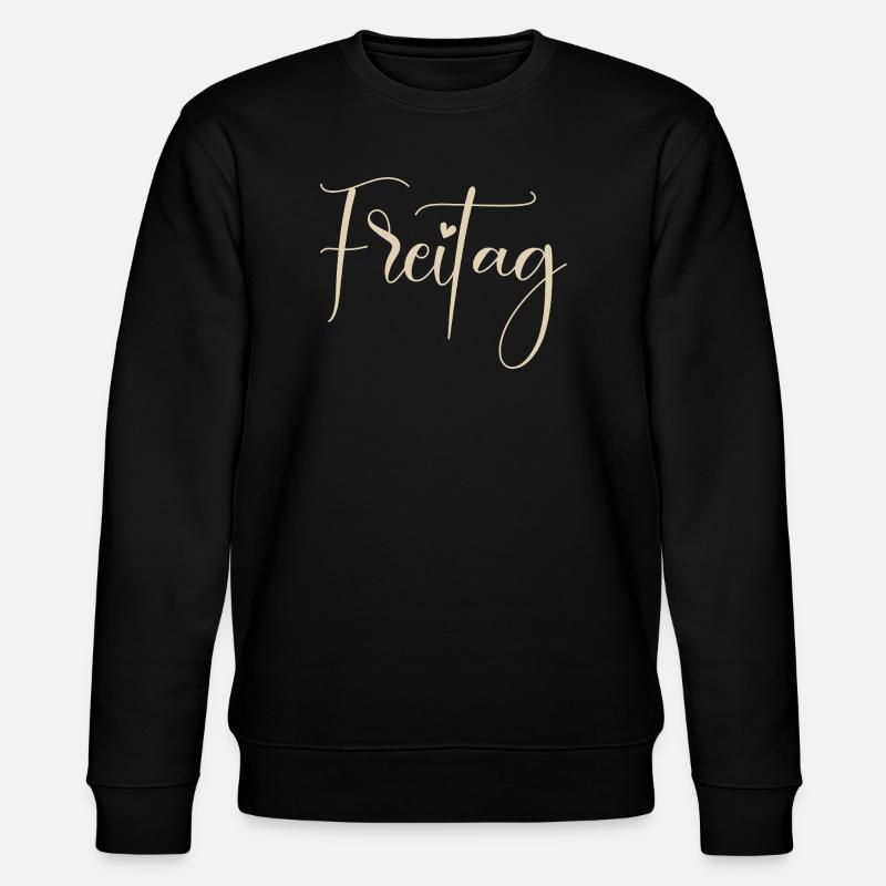 Vendredi - Sweat bio CHANGER Stanley/Stella Unisexe - noir