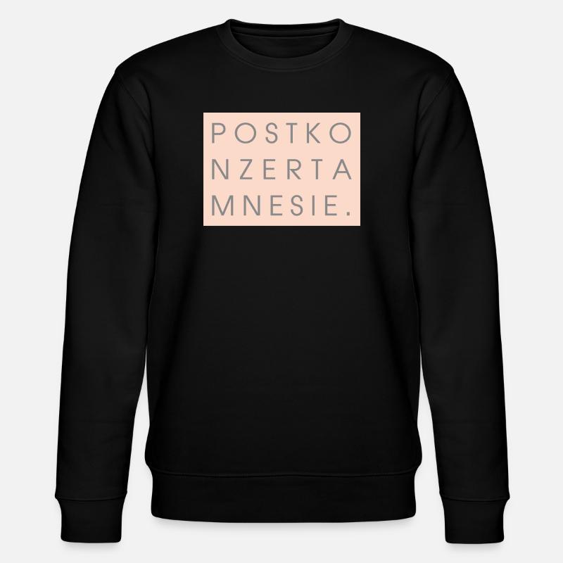 Postkonzertamnesie  - Stanley/Stella Unisex Bio-Sweatshirt CHANGER  - Schwarz