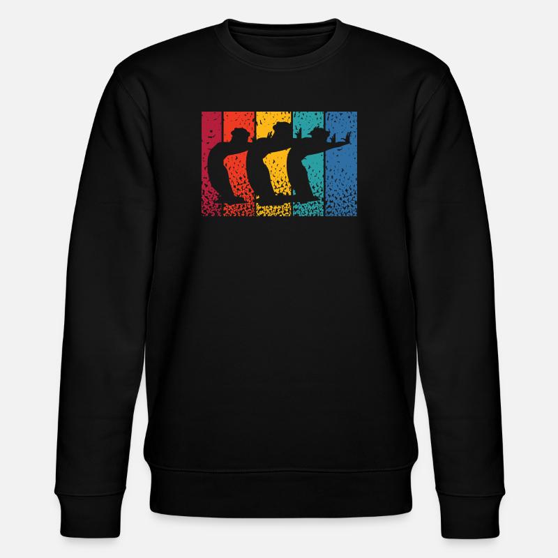 Artistic Swim Team Synchronschwimmen - Stanley/Stella Unisex Bio-Sweatshirt CHANGER  - Schwarz