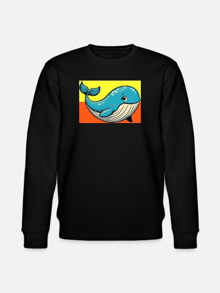 baleine - Sweat bio CHANGER Stanley/Stella Unisexe - noir