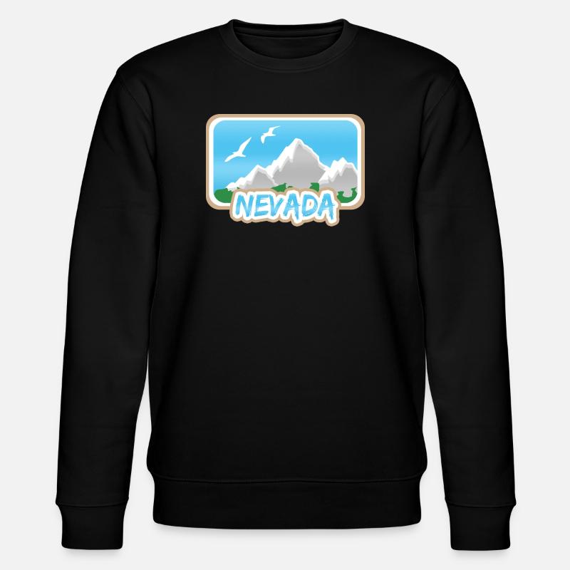 Berg Nevada - Stanley/Stella Unisex Bio-Sweatshirt CHANGER  - Schwarz