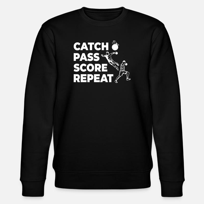 Handballspieler Motivation - Stanley/Stella Unisex Bio-Sweatshirt CHANGER - Schwarz