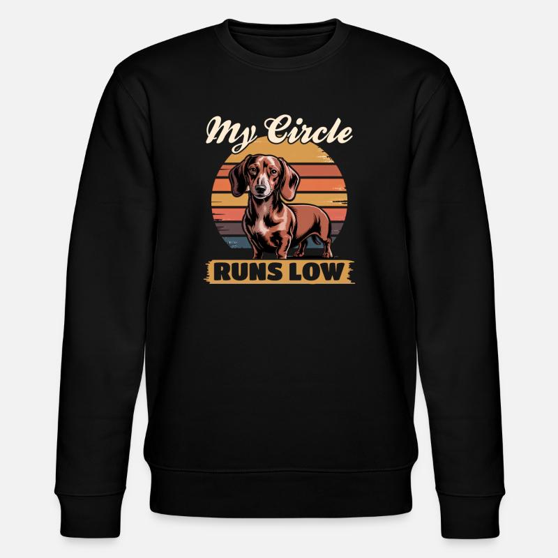 Teckel de race de chien drôle - Sweat bio CHANGER Stanley/Stella Unisexe - noir