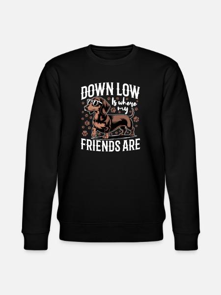 Funny Dog Breed Dachshund - Stanley/Stella Unisex Bio-Sweatshirt CHANGER  - Schwarz