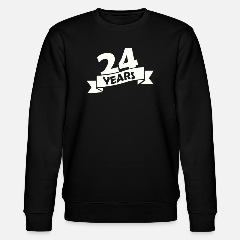 24_years - Stanley/Stella Unisex Bio-Sweatshirt CHANGER  - Schwarz