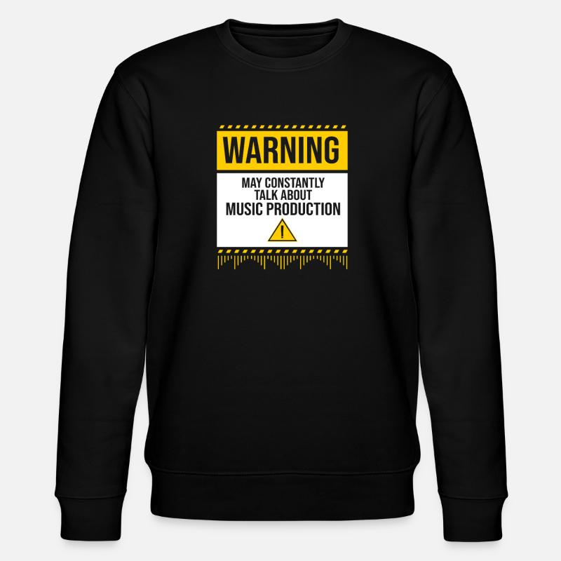 Keyboard DJ Djing Label - Stanley/Stella CHANGER Unisex Organic Sweatshirt - black