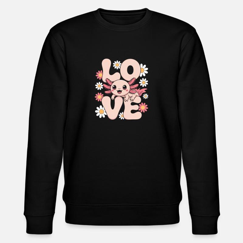 Dragon Fleur d’Amour - Sweat bio CHANGER Stanley/Stella Unisexe - noir